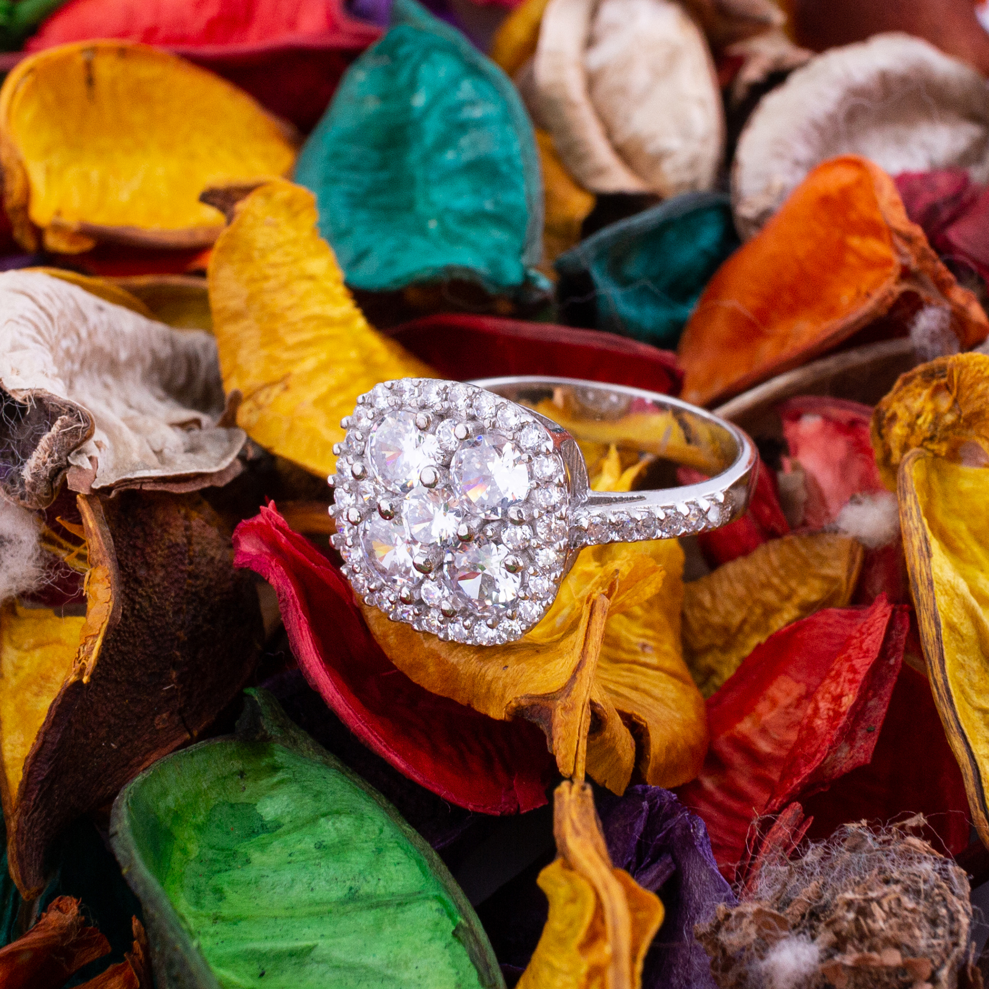 انگشتر نقره زنانه